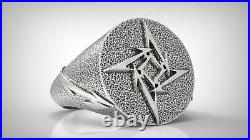 Vintage Metallica Ring Sterling Silver 925