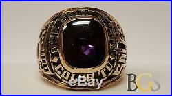 Vintage One of A Kind! Men's 10K Yellow Gold RCA Solid State Color TV Sales Ring