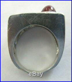 Vintage Platinum Diamond & Ruby Men's Ring Dia=1.25 D-VS TCW=2.75 Value=$9,500