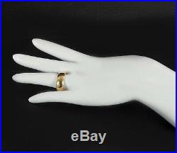 Vintage Solid 14K Yellow Gold Wedding Band Ring 8.25 Unisex For Men Women 7.8 gm