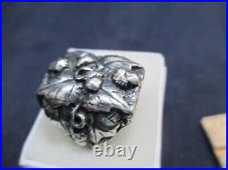 Vintage Sterling Silver Man's Ring- Size 11 1/2