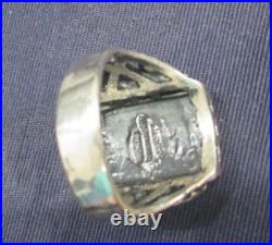 Vintage Sterling Silver Man's Ring- Size 11 1/2