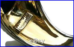 Vintage Tiffany & Co. Schlumberger Mens Lapis Lazuli 18k Yellow Gold Ring SZ 9.5