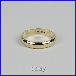 Vintage Tradition 14k Yellow Gold Men's Ring Band Size 11