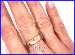 Vintage Wedding Ring Band Mens/Ladies Antique Victorian Rose Gold
