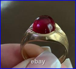 Vintage man's 14K ring-DHB