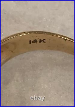 Vintage man's 14K ring-DHB