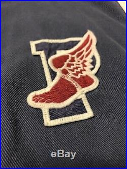 Vtg Polo Ralph Lauren P-Wing Babe Ruth Rings Jacket Blue L 92 93 Stadium