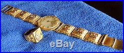 WITTNAUER LONGINES 18k Gold Automatic Ultra-Chron Watch withband and ring VINTAGE